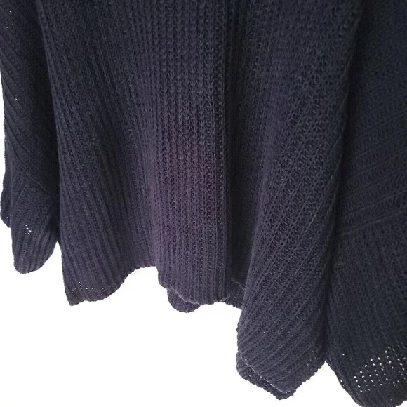 Vintage Eskandar Knit 100% Linen Sweater Womens Large Blue see through Lagenlook - Picture 8 of 16